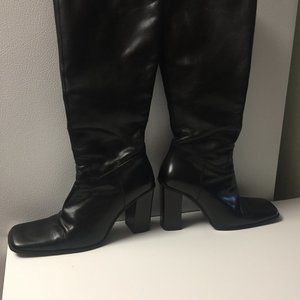 Black Leather Boots